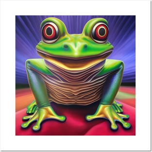 Frogger Spirit Animal (6) - Trippy Psychedelic Frog Posters and Art